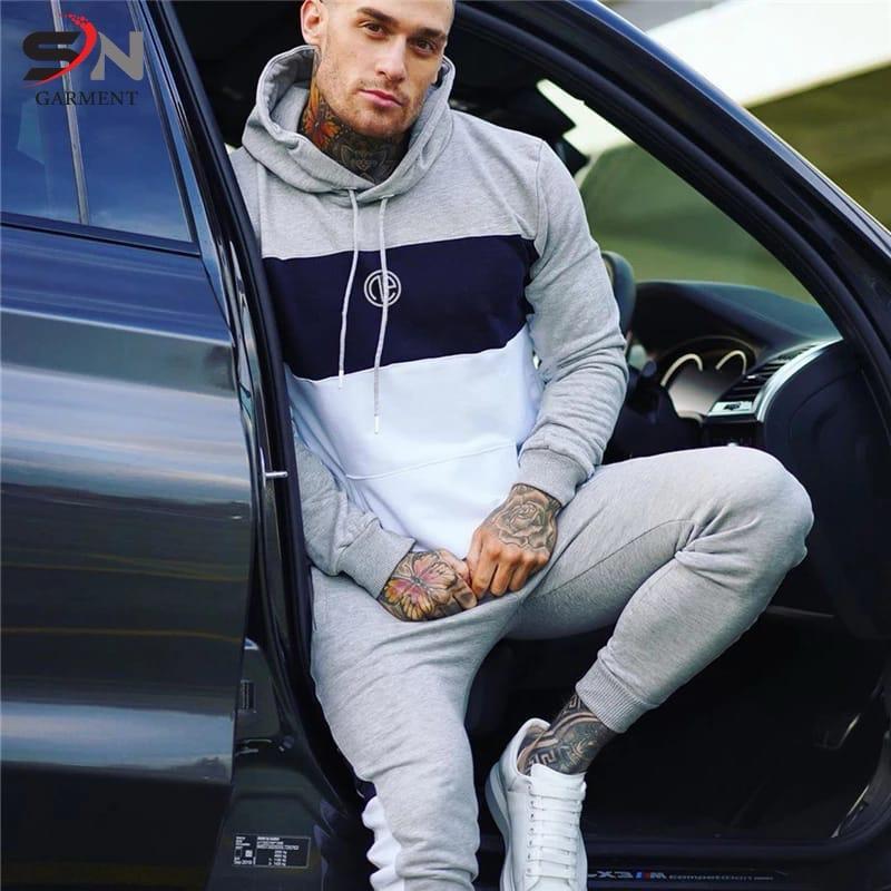 Contrast Panel Track Suit