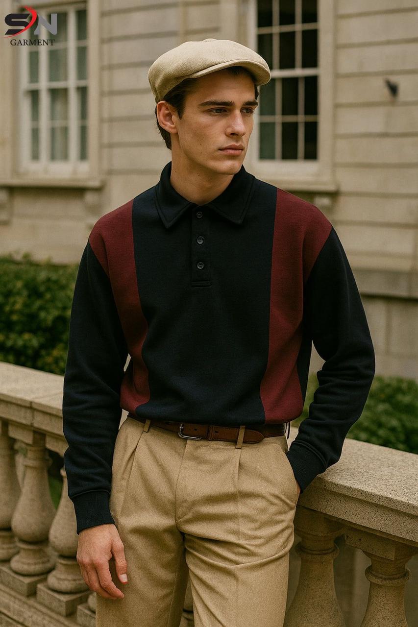 Panel Collar Sweatshirt – Winter Collection