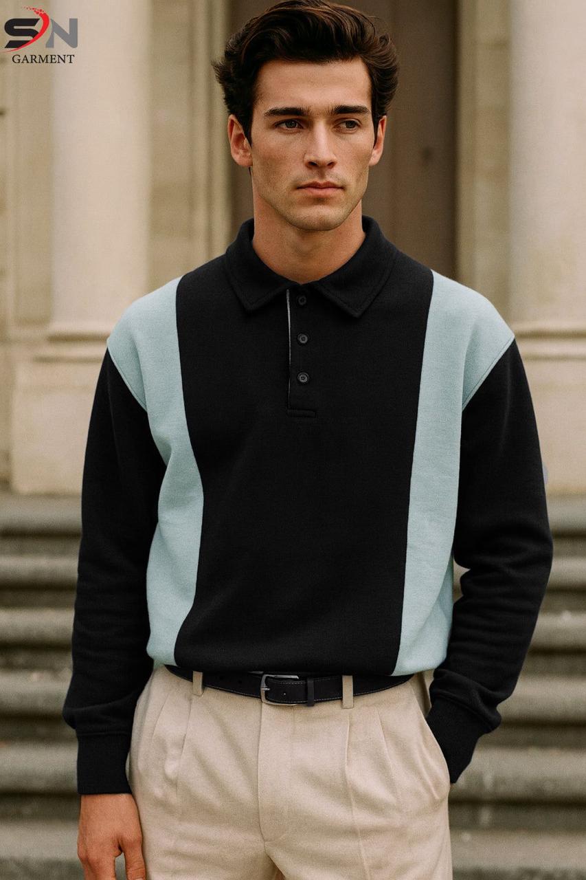 Panel Collar Sweatshirt – Winter Collection