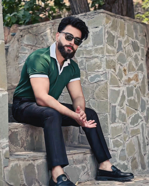 Green Coat Colo Polo For Men's & Boys