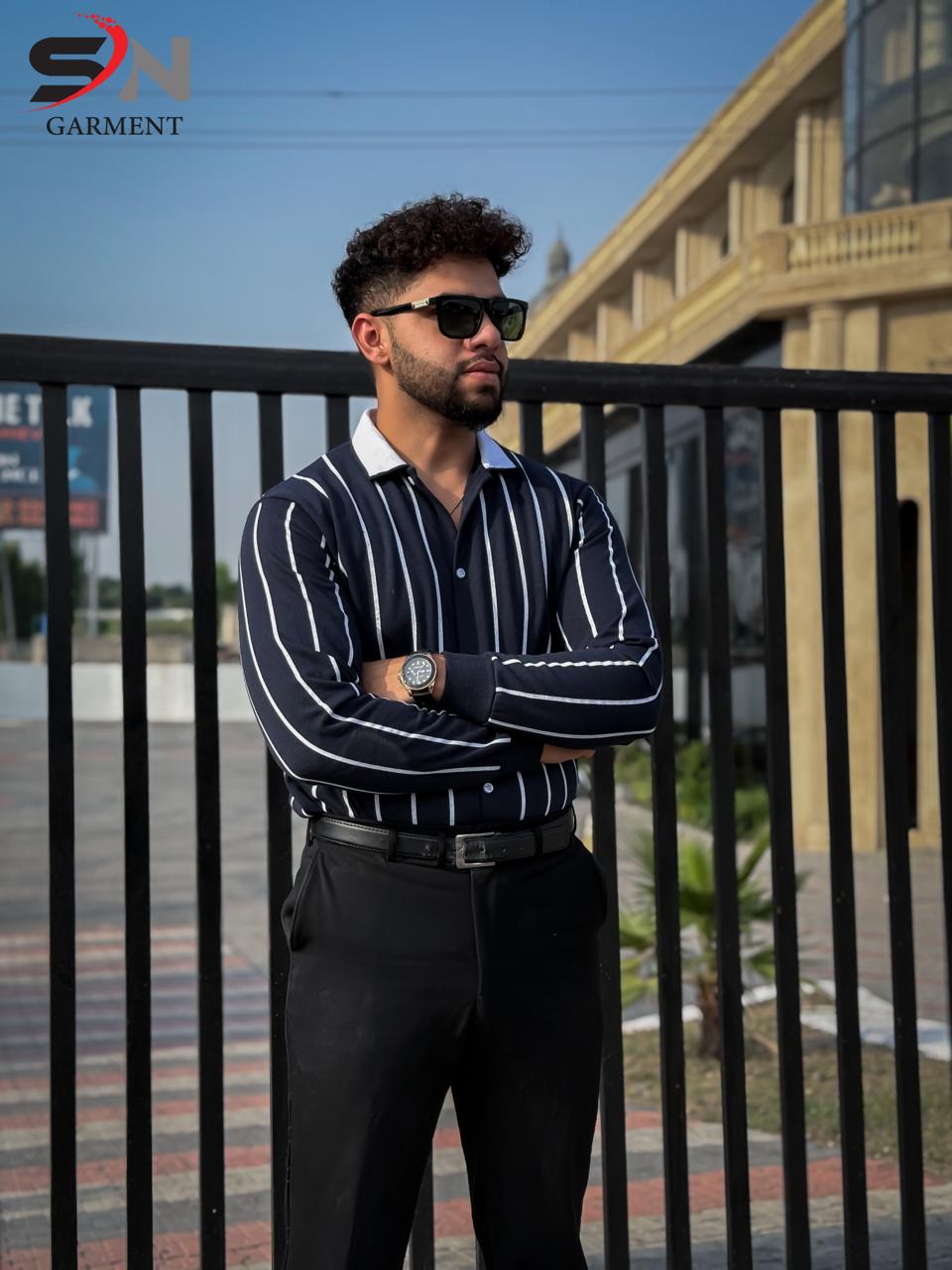 Printed Lining Shirt Style Jacket – Bold. Clean. Street.