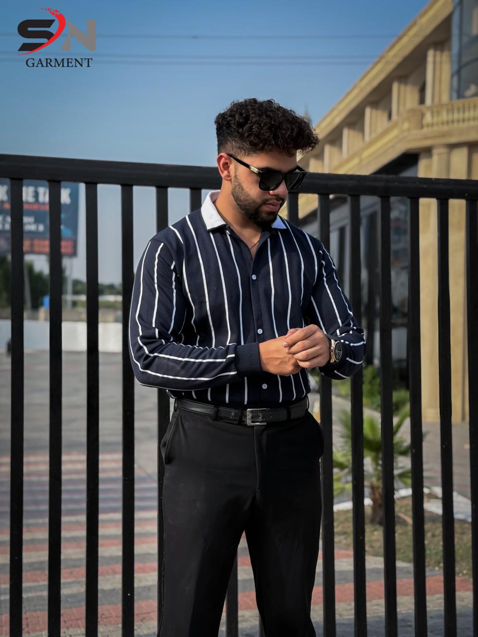 Printed Lining Shirt Style Jacket – Bold. Clean. Street