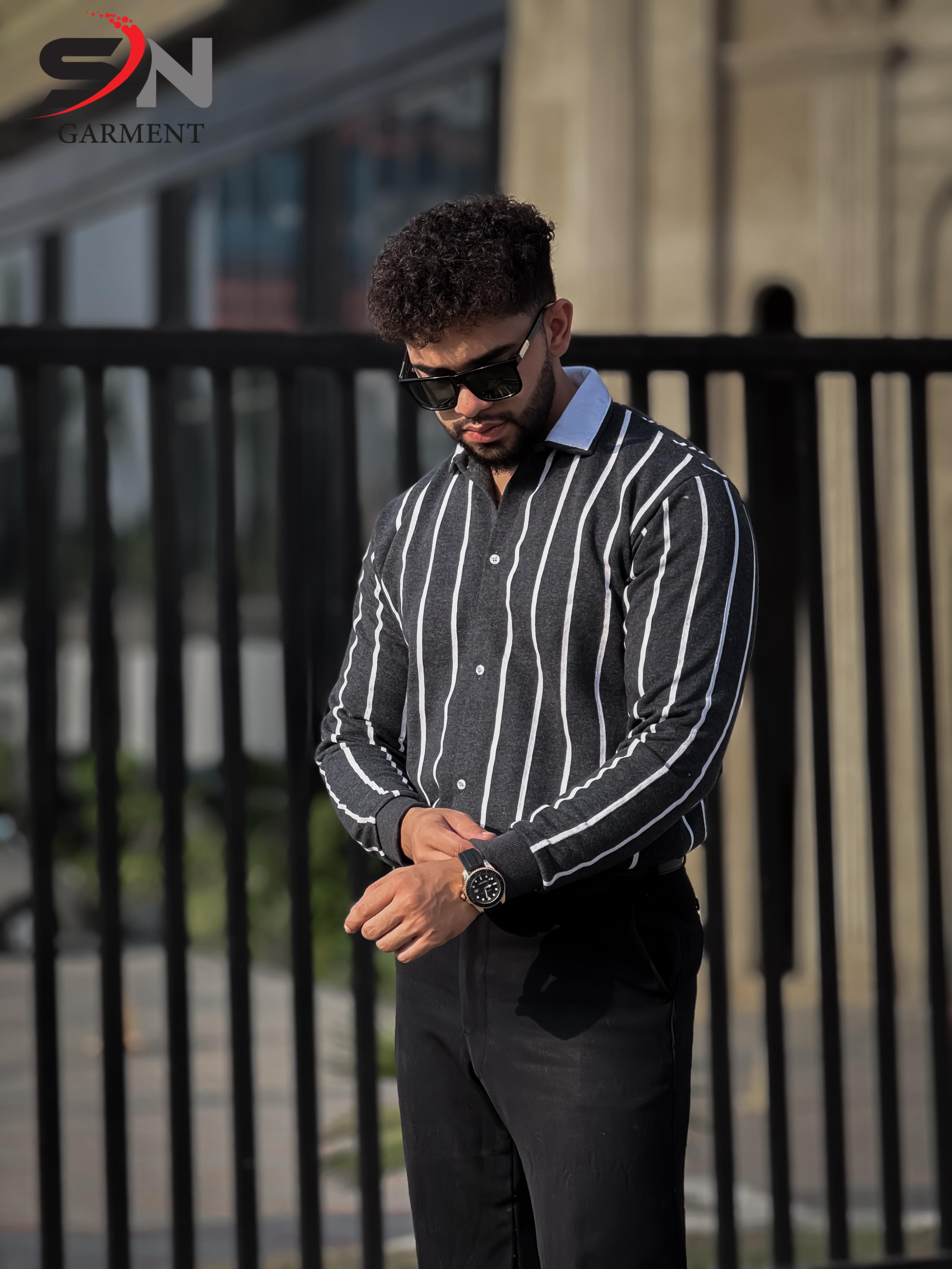 Printed Lining Shirt Style Jacket – Bold. Clean. Street